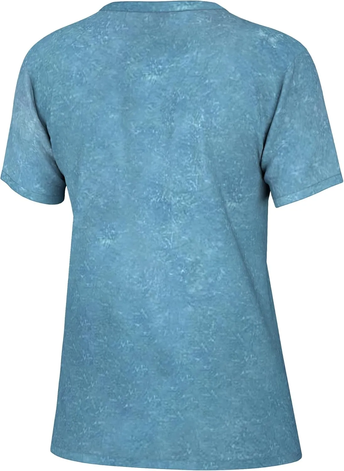 HUK Women's Short Sleeve Mineral Wash Pocket Tee, Fishing T-Shirt