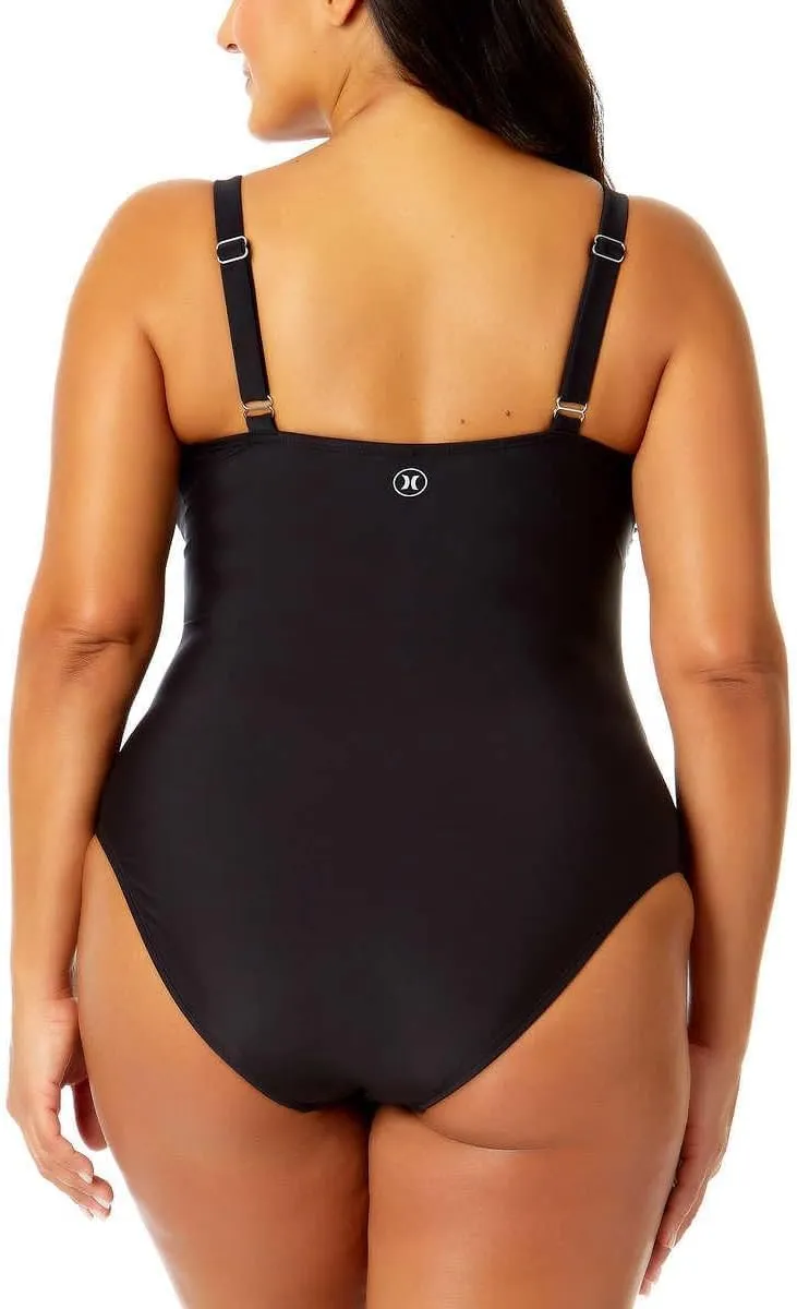 Hurley Women's UPF 50  Sun Protection One Piece Swimsuit