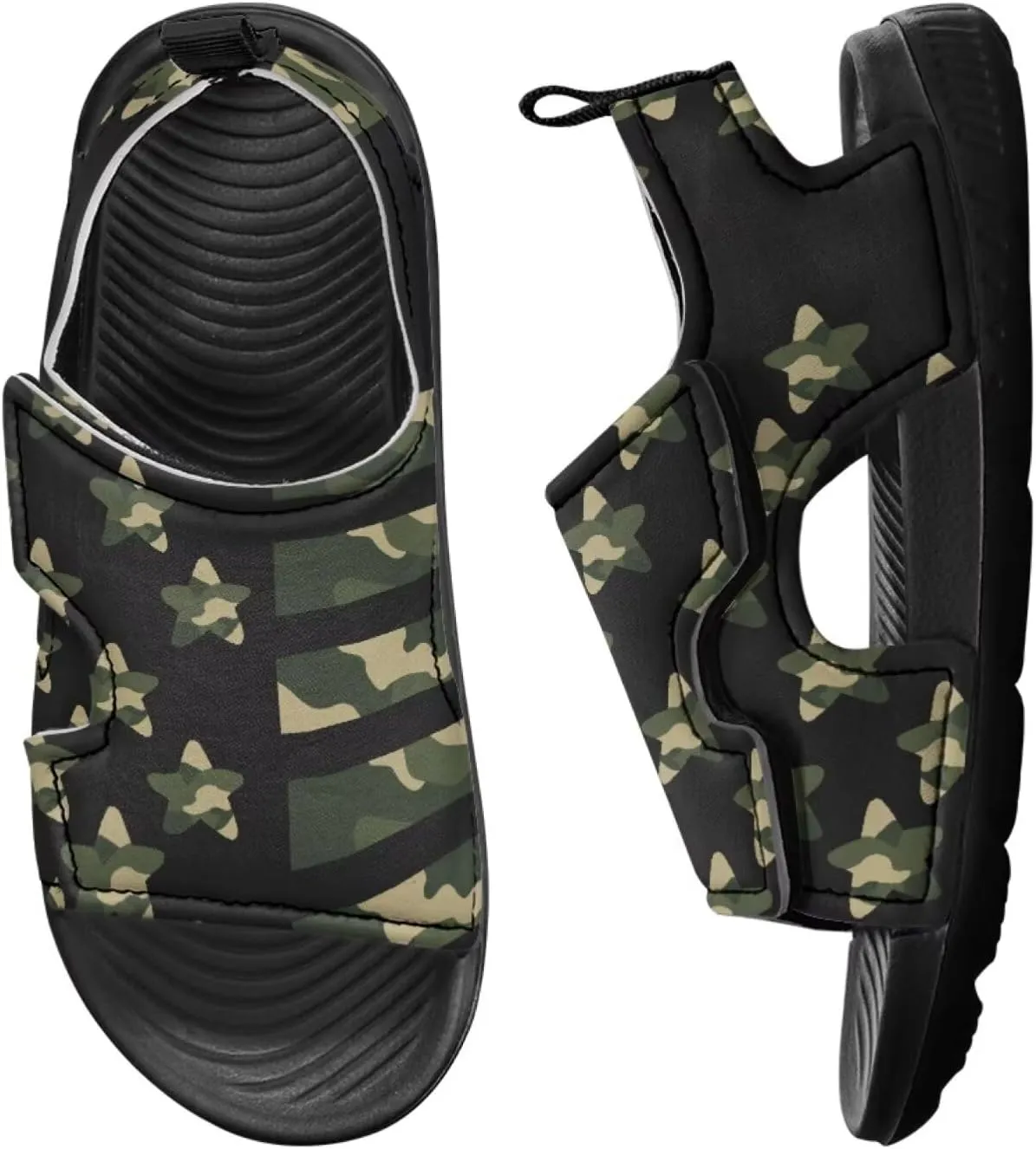 Kids Sandals Boys Girls Summer Outdoor Non-slip Athletic Sandals Adjustable Sport Sandal Lightweight Beach Gifts for Toddler/Little/Big Kid