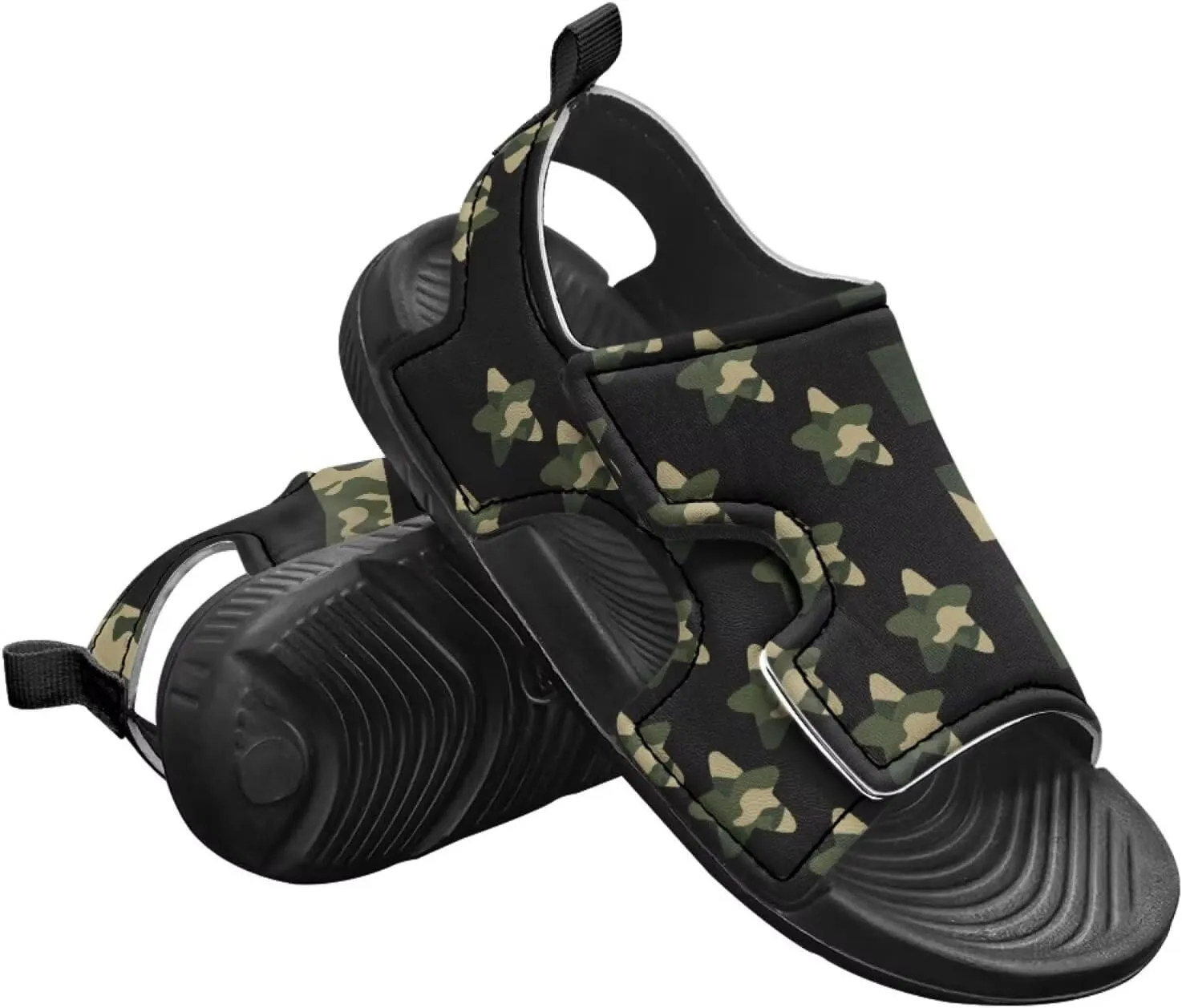 Kids Sandals Boys Girls Summer Outdoor Non-slip Athletic Sandals Adjustable Sport Sandal Lightweight Beach Gifts for Toddler/Little/Big Kid