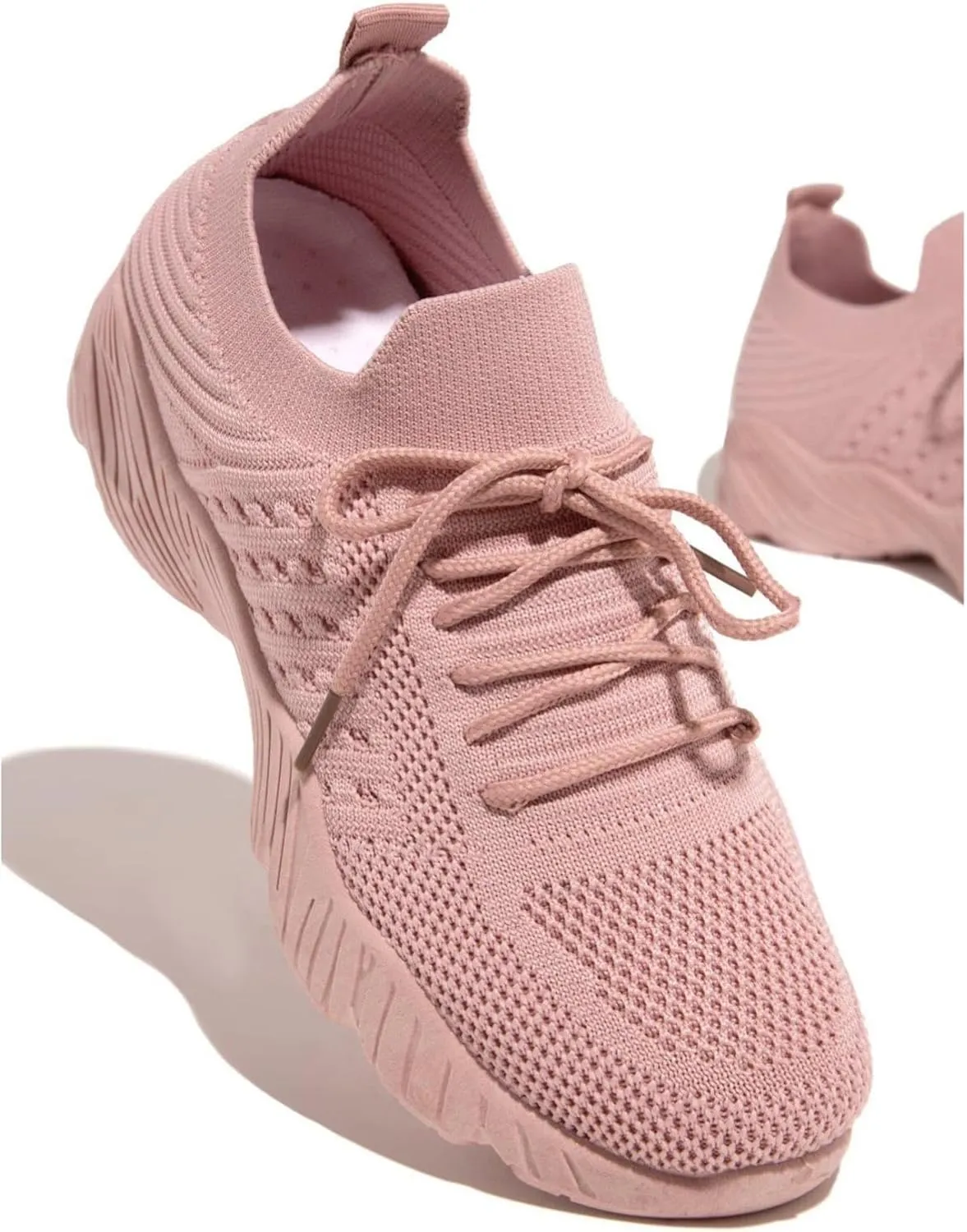 Ladmiple Sneakers For Women Trendy 2025 Slip On Running Shoes Lightweight Gym Workout Walking Tennis Shoes Fashion Sneakers