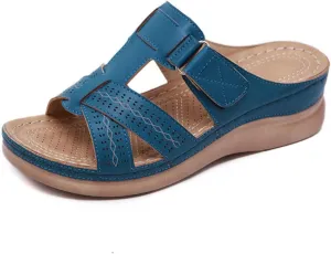 Ladmiple Womens Sandals With Arch Support Walking Comfortable Dressy Casual Summer Slip On Orthopedic Orthotic Flip Flops
