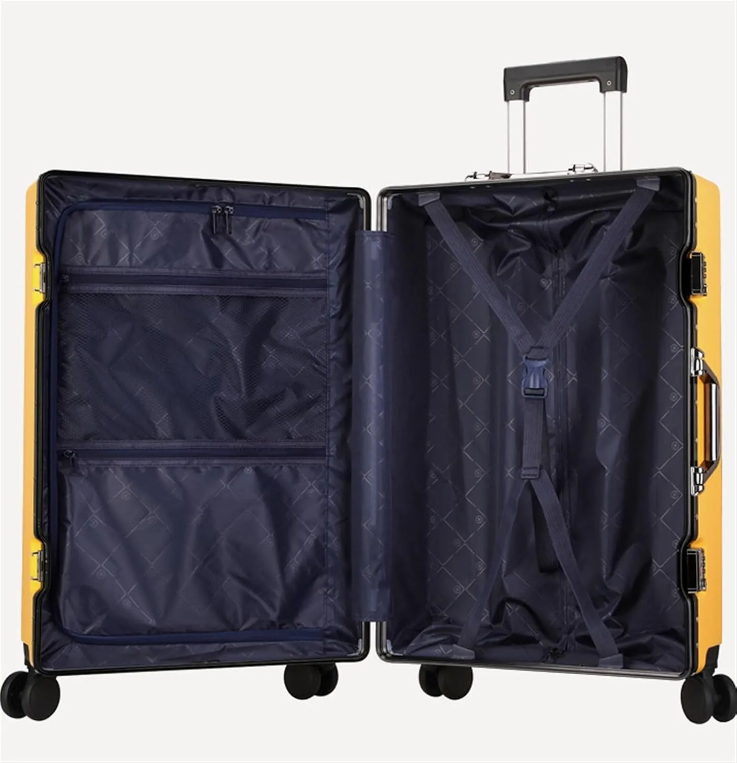 Luggage Carry On Luggage Lightweight Hardside Suitcase With Spinner Wheels Hard Shell Suitcase Trolley Suitcase (Color : B, Size : 24in)