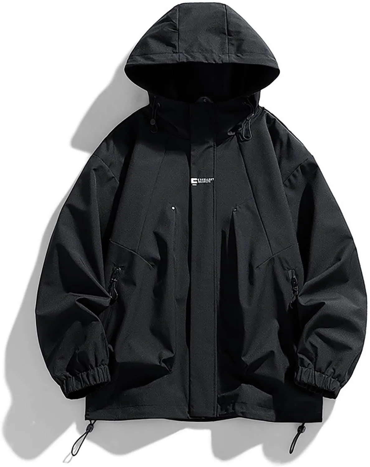 Men's Outdoor Jacket Lightweight Mountaineering Jacket Casual Windbreaker Jackets Windproof Zip Up Coats with Pockets