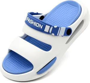 Men's Slide Sandals Indoor and Outdoor, Casual Platform Slide Sandals for Men Spring Summer, Lightweight Comfortable Cushioned Open Toe Men??s Slippers Shoes