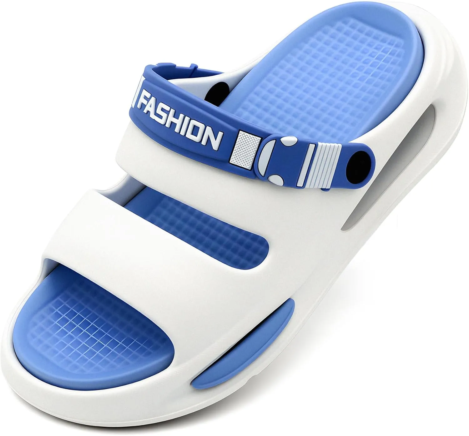 Men's Slide Sandals Indoor and Outdoor, Casual Platform Slide Sandals for Men Spring Summer, Lightweight Comfortable Cushioned Open Toe Men??s Slippers Shoes