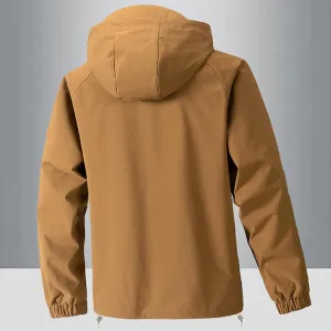 Men's Slim Fit Lightweight Sportswear Jacket Hooded Fashion Windbreaker Casual Baseball Jacket with Hood for Men
