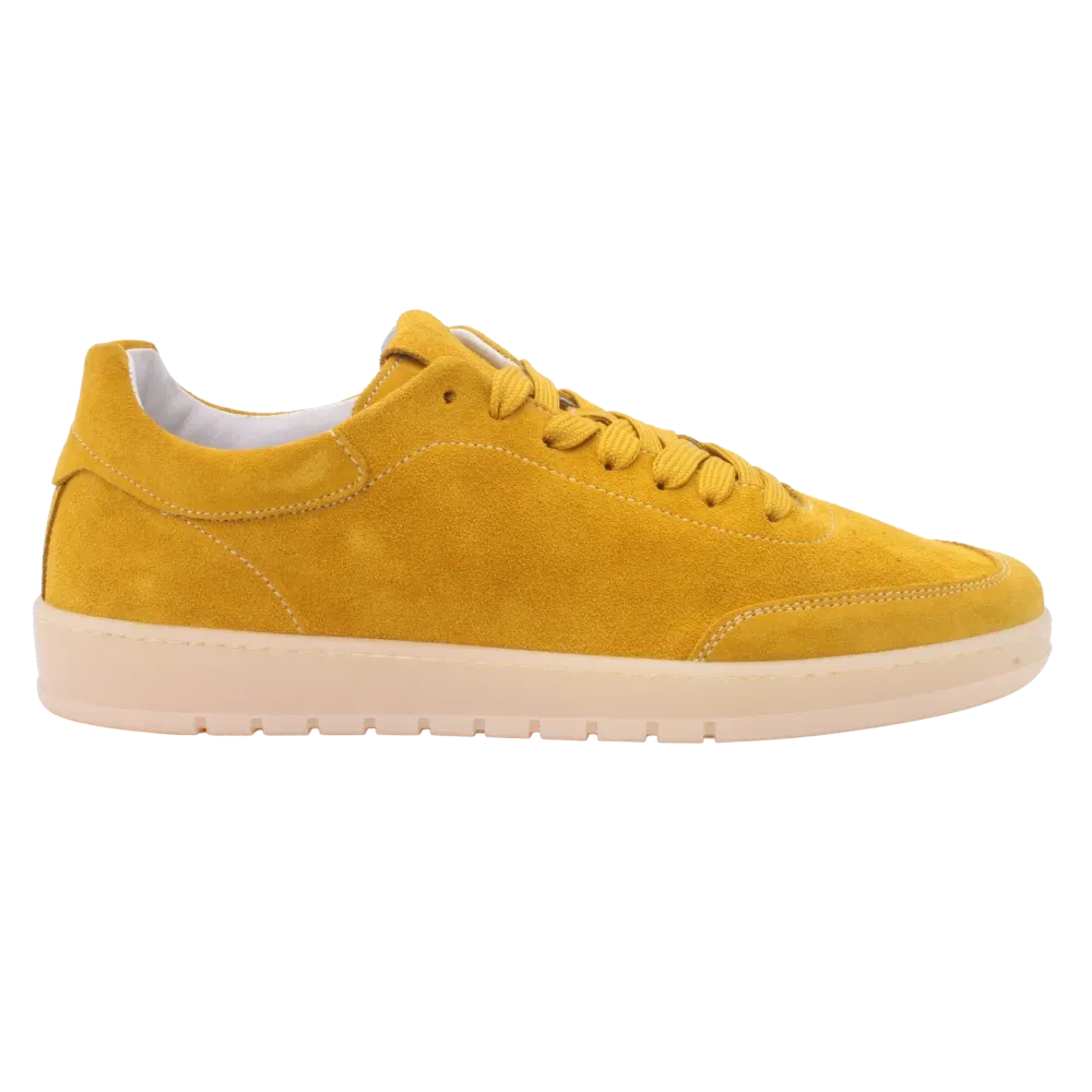 Men’s Sneaker in Suede Giallo (CORFABIO)