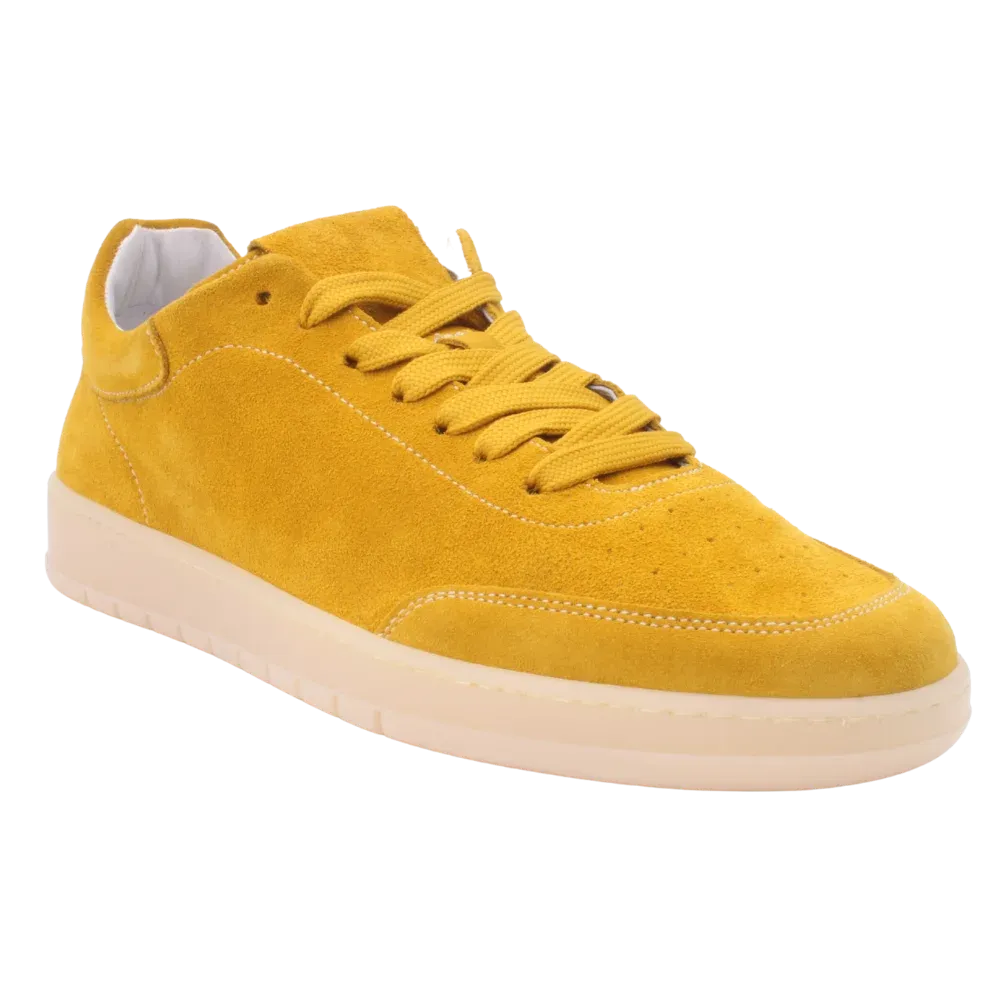 Men’s Sneaker in Suede Giallo (CORFABIO)