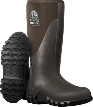 Men's Waterproof Rubber Muck Rain and Work Boot ?C Durable 6mm Neoprene Insulated, Ideal for Fishing Hunting & Farming