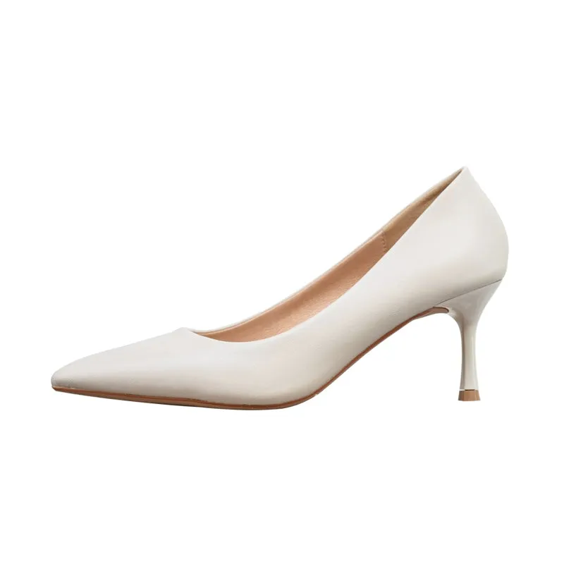 MRWEI Isolde Classic Nude Nurse Uniform Heels