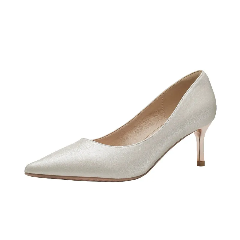 MRWEI Isolde Classic Nude Nurse Uniform Heels