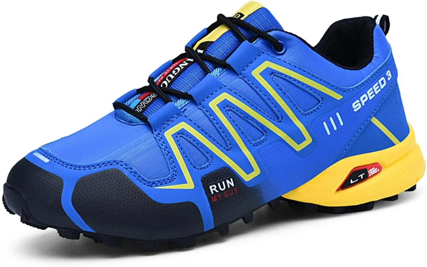 NC Fashion Men's Non-Slip Wear-Resistant Hiking Shoes Outdoor Running Cross-Country Hiking Sneakers