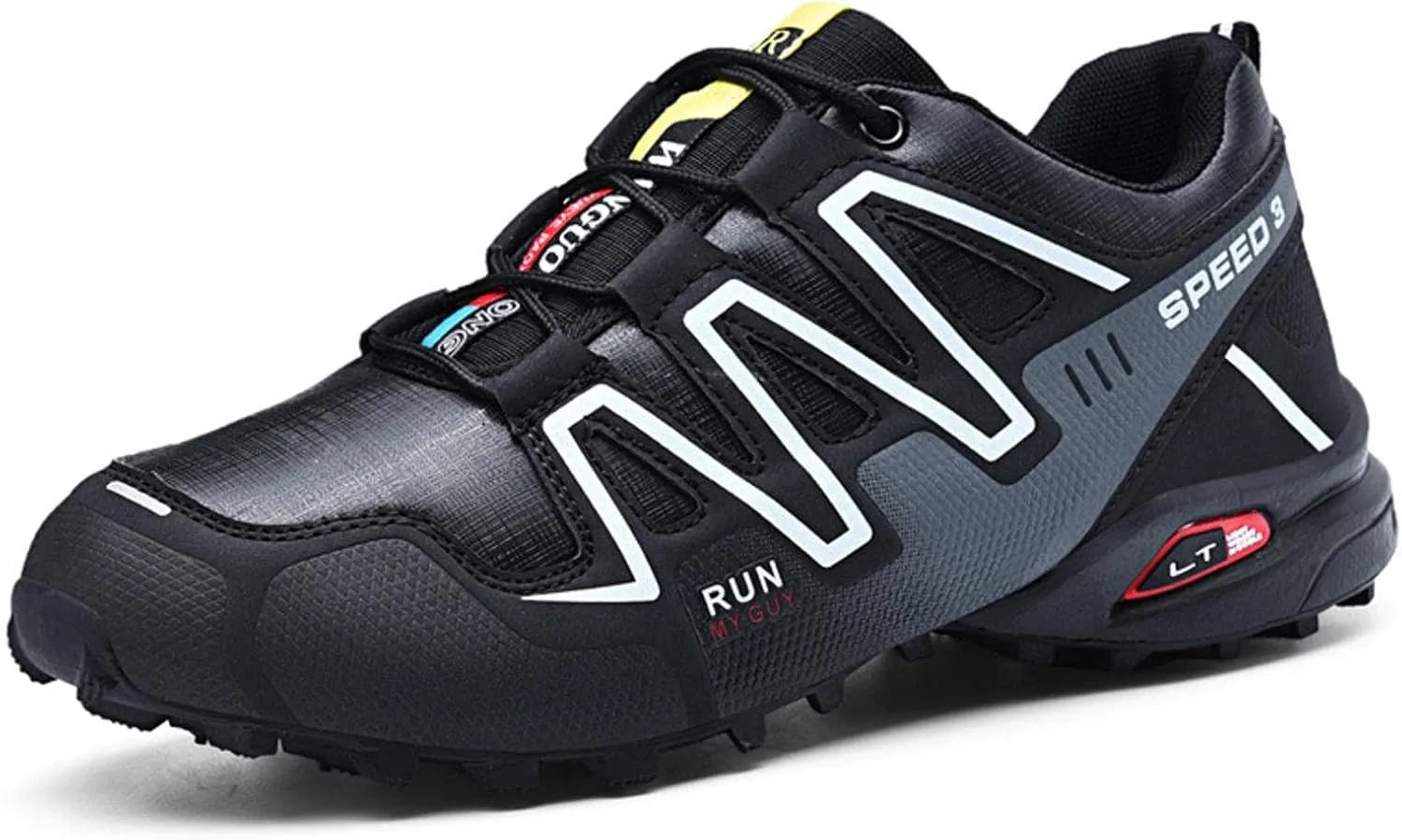 NC Fashion Men's Non-Slip Wear-Resistant Hiking Shoes Outdoor Running Cross-Country Hiking Sneakers