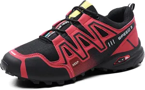 NC Fashion Men's Non-Slip Wear-Resistant Hiking Shoes Outdoor Running Cross-Country Hiking Sneakers