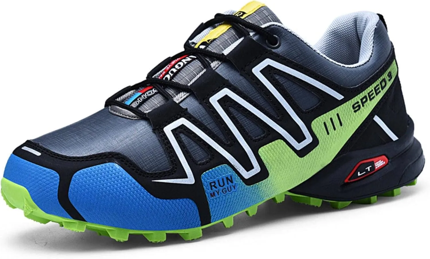 NC Fashion Men's Non-Slip Wear-Resistant Hiking Shoes Outdoor Running Cross-Country Hiking Sneakers