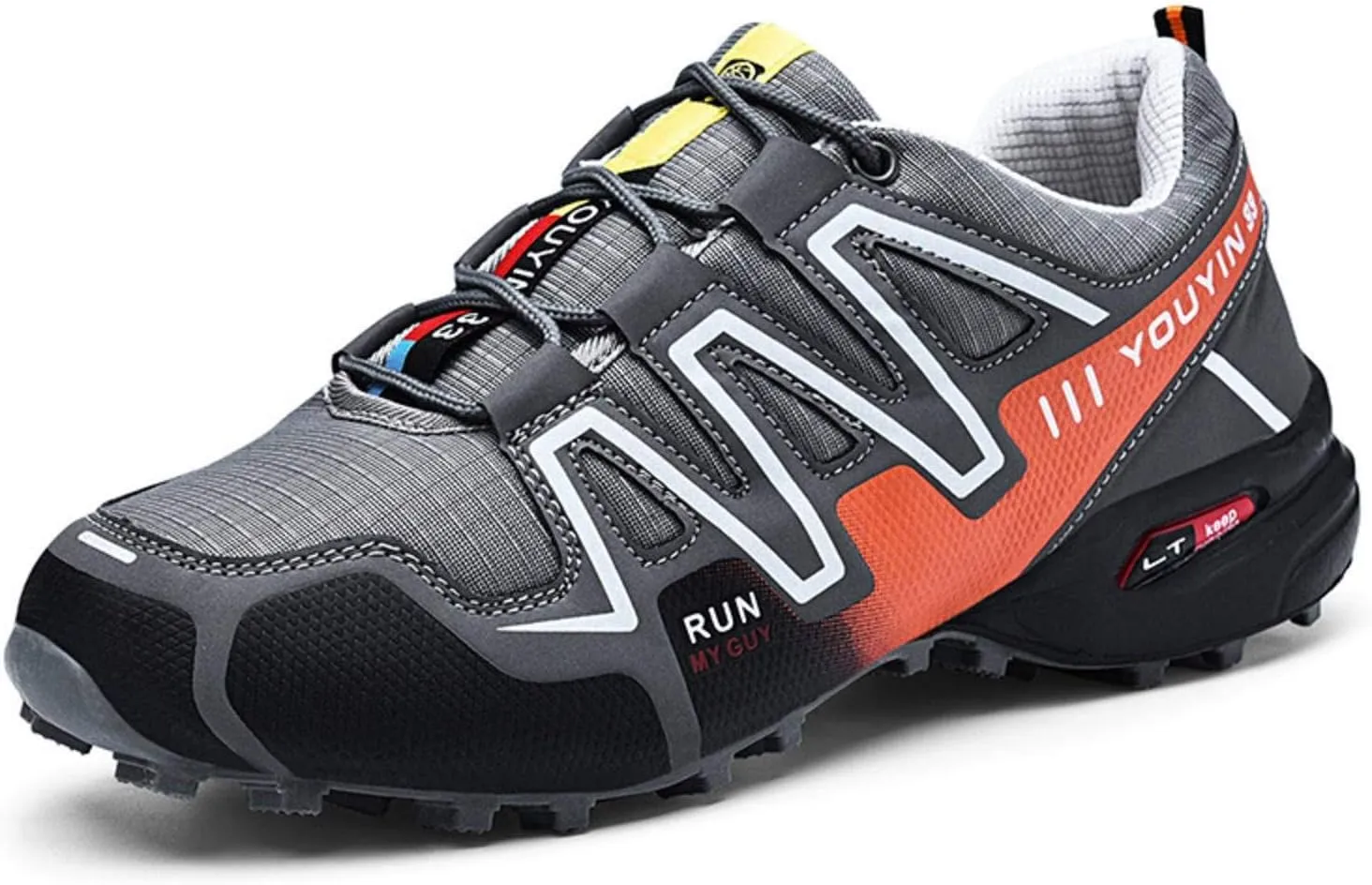 NC Fashion Men's Non-Slip Wear-Resistant Hiking Shoes Outdoor Running Cross-Country Hiking Sneakers