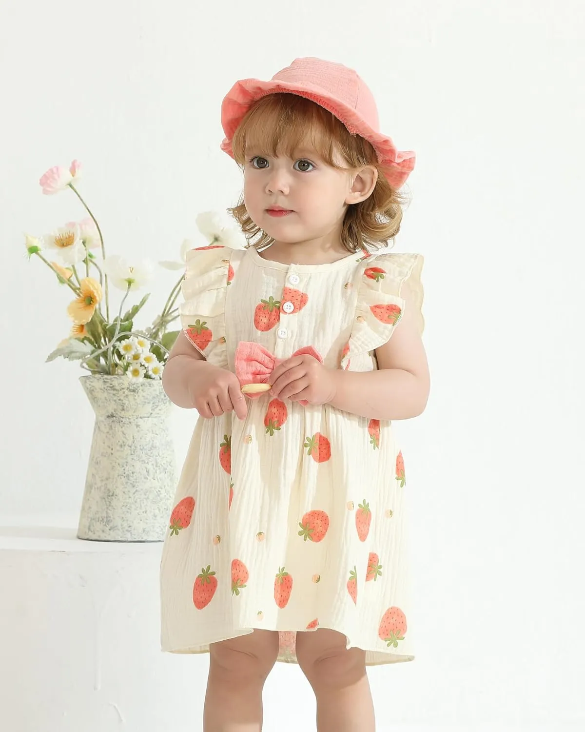Newborn Baby Girl Clothes Cotton Linen Dresses Infant Casual Sundress Playwear Summer Toddler Girl White Dress