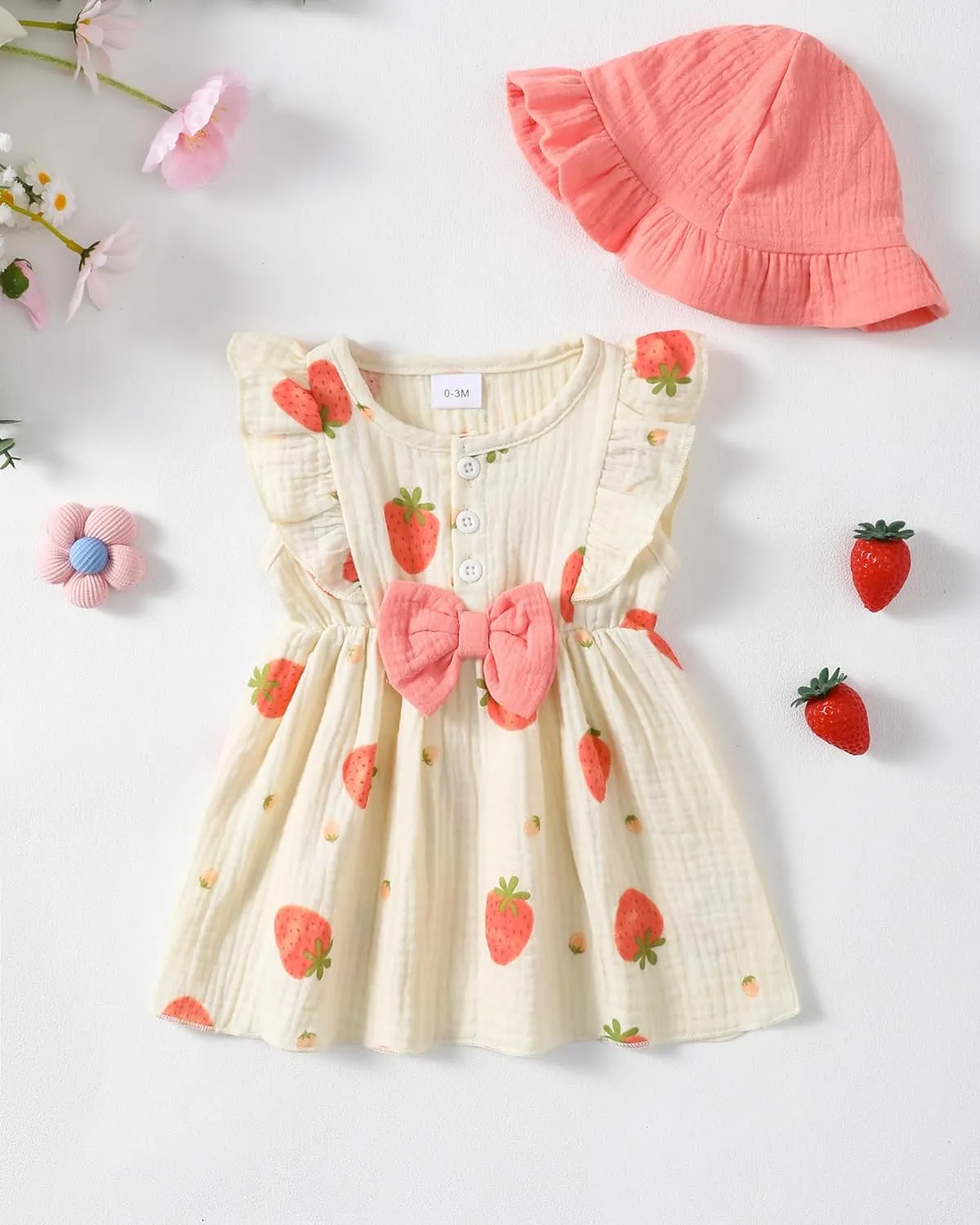 Newborn Baby Girl Clothes Cotton Linen Dresses Infant Casual Sundress Playwear Summer Toddler Girl White Dress