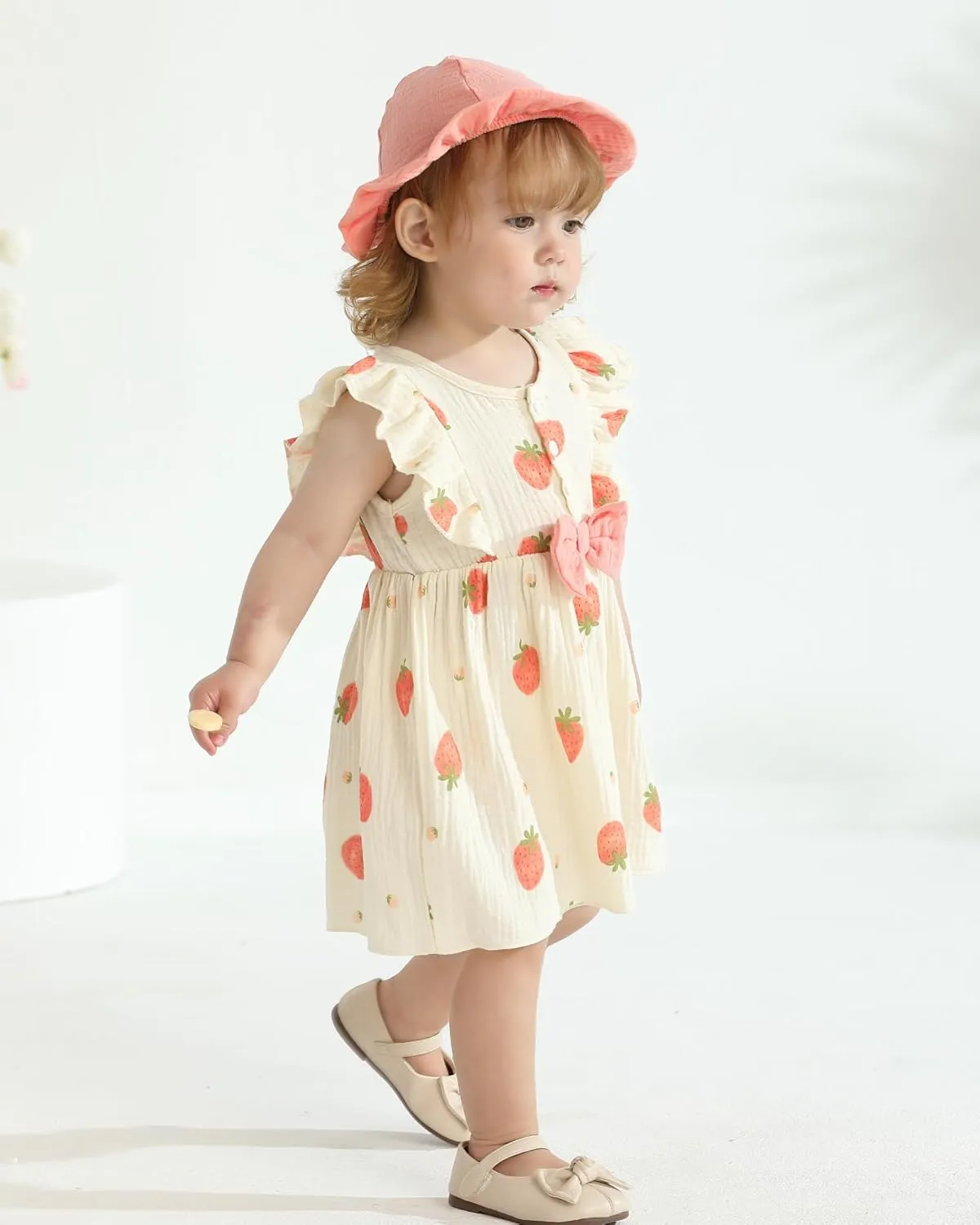 Newborn Baby Girl Clothes Cotton Linen Dresses Infant Casual Sundress Playwear Summer Toddler Girl White Dress