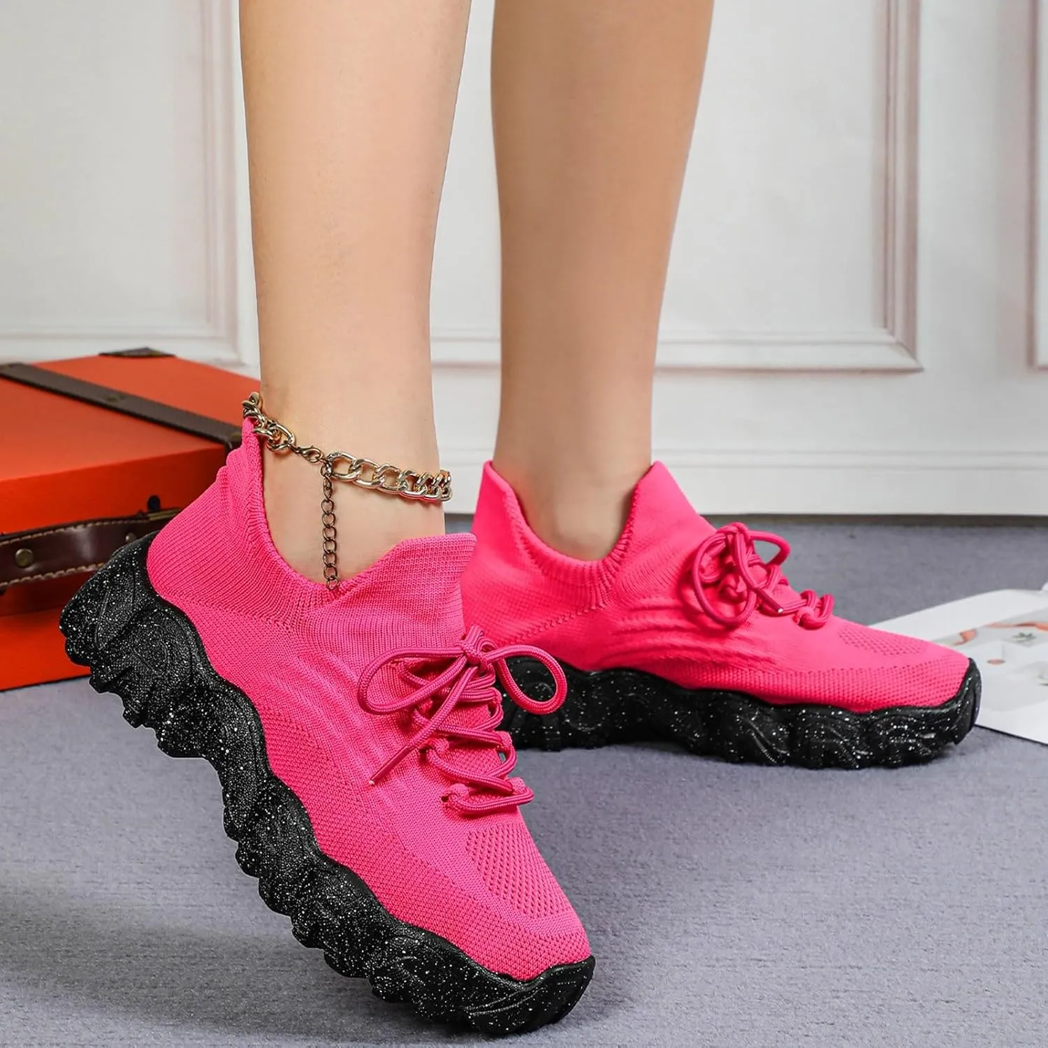 Nurse Babe Tennis Shoes Women Ortho Pro Sneakers Comfort Wear Orthowear Shoes Orthopedic Shoe Lightweight Breathable Non-Slip Walking Shoe Arch Support Mesh Footwear Wide Width Plantar Fasciitis