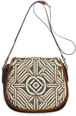 Nylon Saddle Bag for Women,Durable Lightweight Crossbody Bag for Travel,Shopping and Outdoor Use