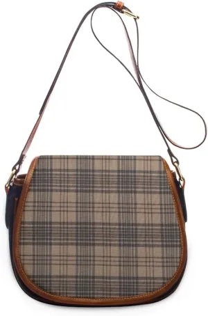 Nylon Saddle Bag for Women,Durable Lightweight Crossbody Bag for Travel,Shopping and Outdoor Use