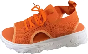 Orthopedic Wedge Sandals for Women Casual Breathable Mesh Hollow Out Open Toe Beach Shoes Lightweight Platform Ankle Strap Comfortable Outdoor Shoes Sandals