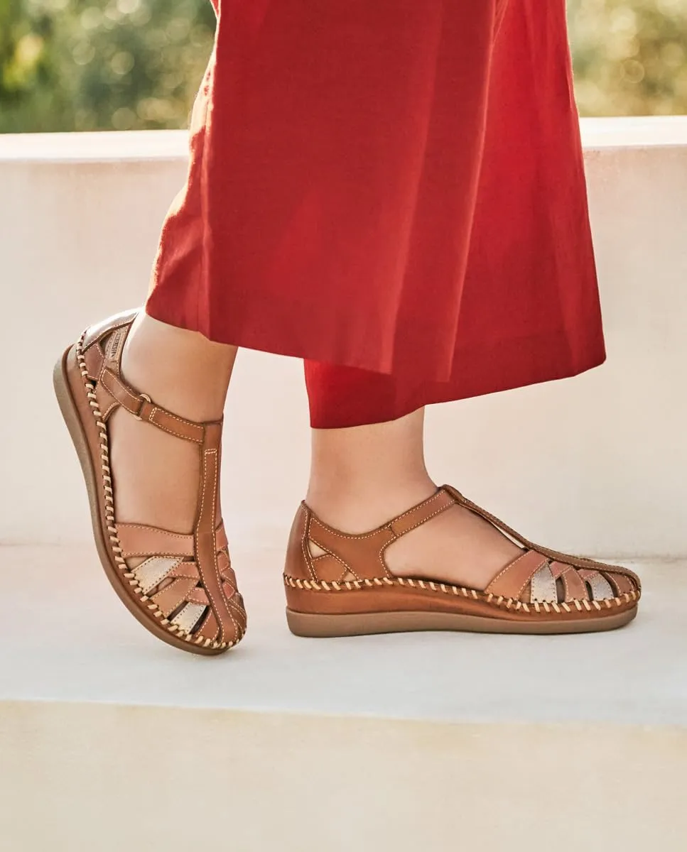 PIKOLINOS Wedge Sandals Leather Cadaques for Woman