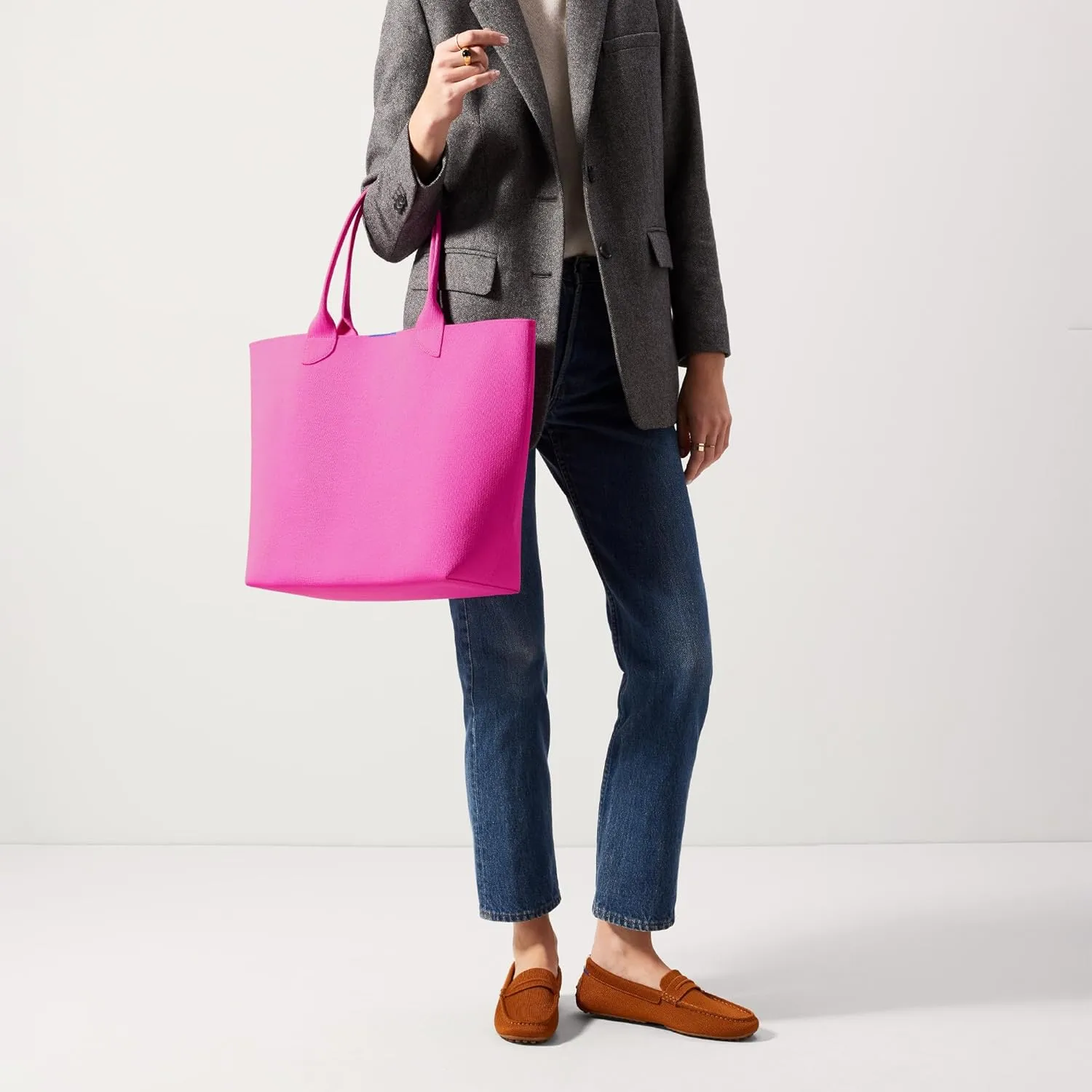 Rothy's The Lightweight Tote, Large & Durable Women's Handbag, Made from Recycled Plastic Bottles & Machine Washable