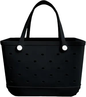 Rubber Beach Tote Bag,Washable and Durable Open Rubber bag for Beach Pool Yoga Fitness