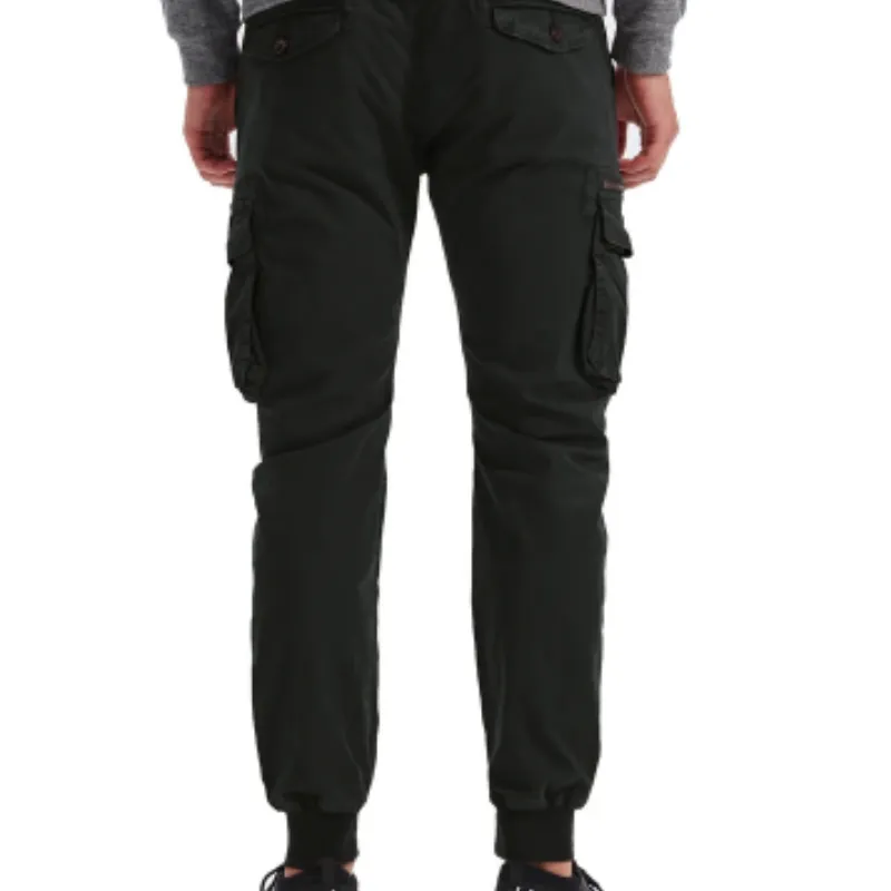 Rugzakj - Cargo Broek Heren – Comfortabele Outdoor Broek met Zakken, Elastische Taille