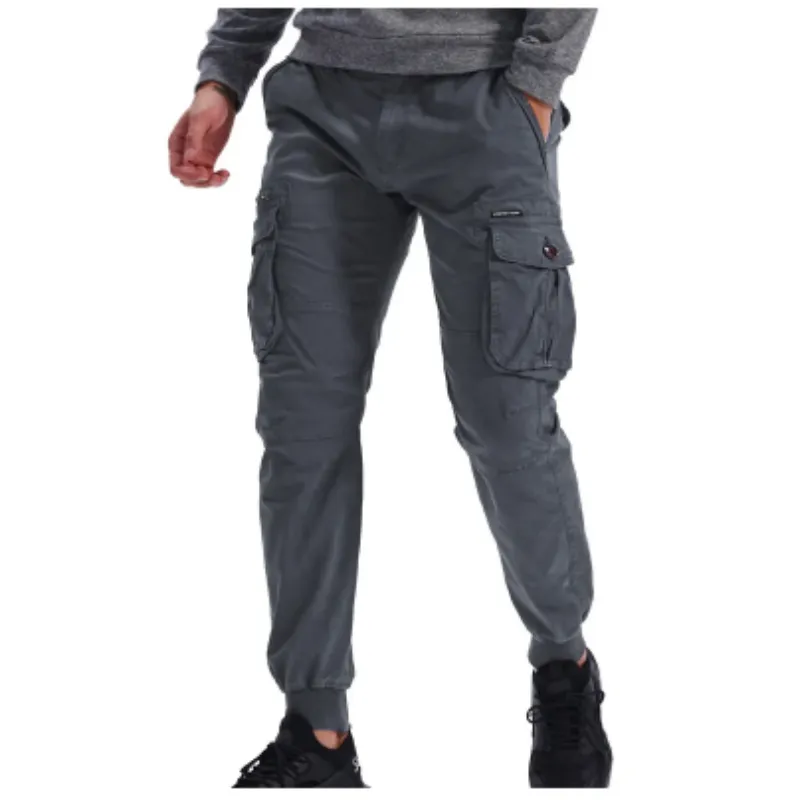 Rugzakj - Cargo Broek Heren – Comfortabele Outdoor Broek met Zakken, Elastische Taille