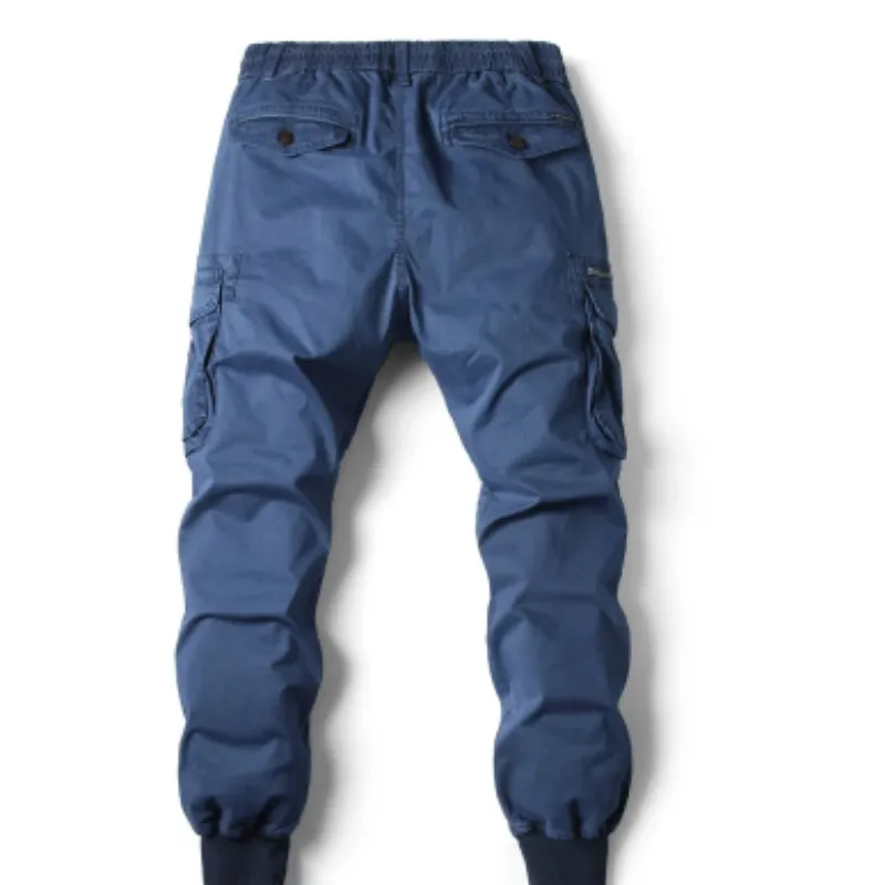 Rugzakj - Cargo Broek Heren – Comfortabele Outdoor Broek met Zakken, Elastische Taille