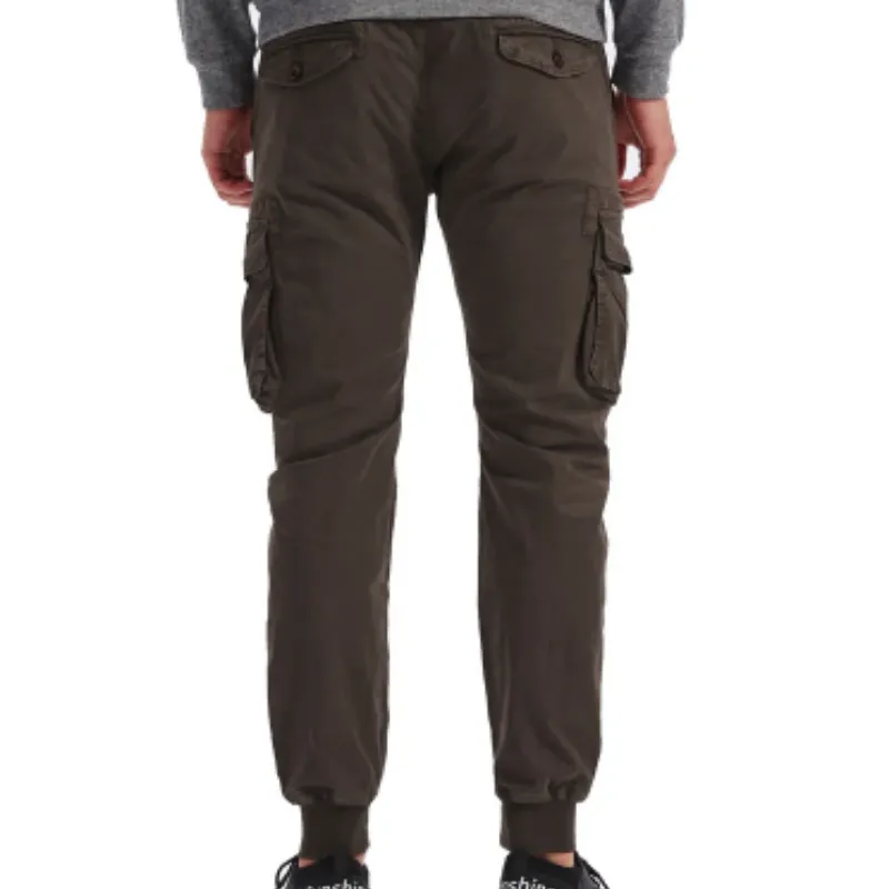 Rugzakj - Cargo Broek Heren – Comfortabele Outdoor Broek met Zakken, Elastische Taille