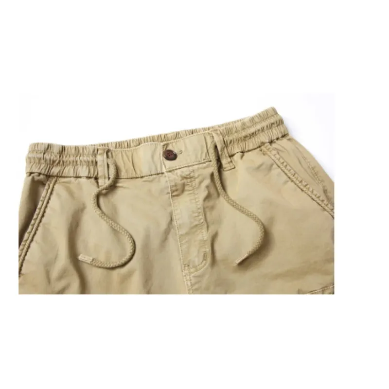 Rugzakj - Cargo Broek Heren – Comfortabele Outdoor Broek met Zakken, Elastische Taille