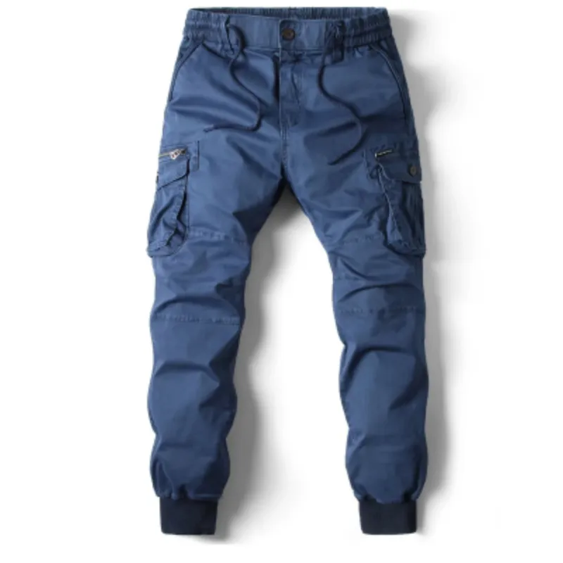 Rugzakj - Cargo Broek Heren – Comfortabele Outdoor Broek met Zakken, Elastische Taille