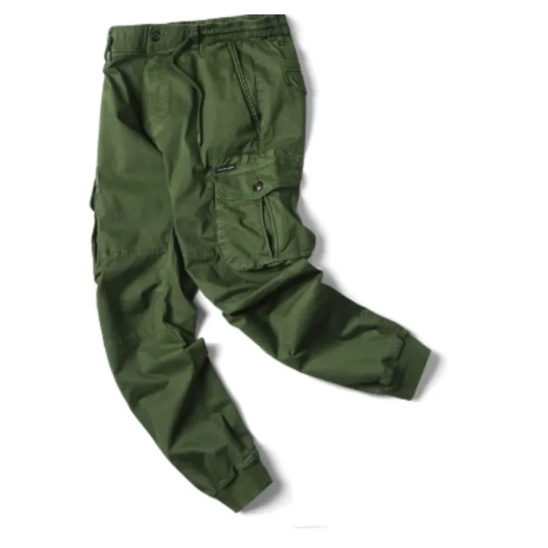 Rugzakj - Cargo Broek Heren – Comfortabele Outdoor Broek met Zakken, Elastische Taille