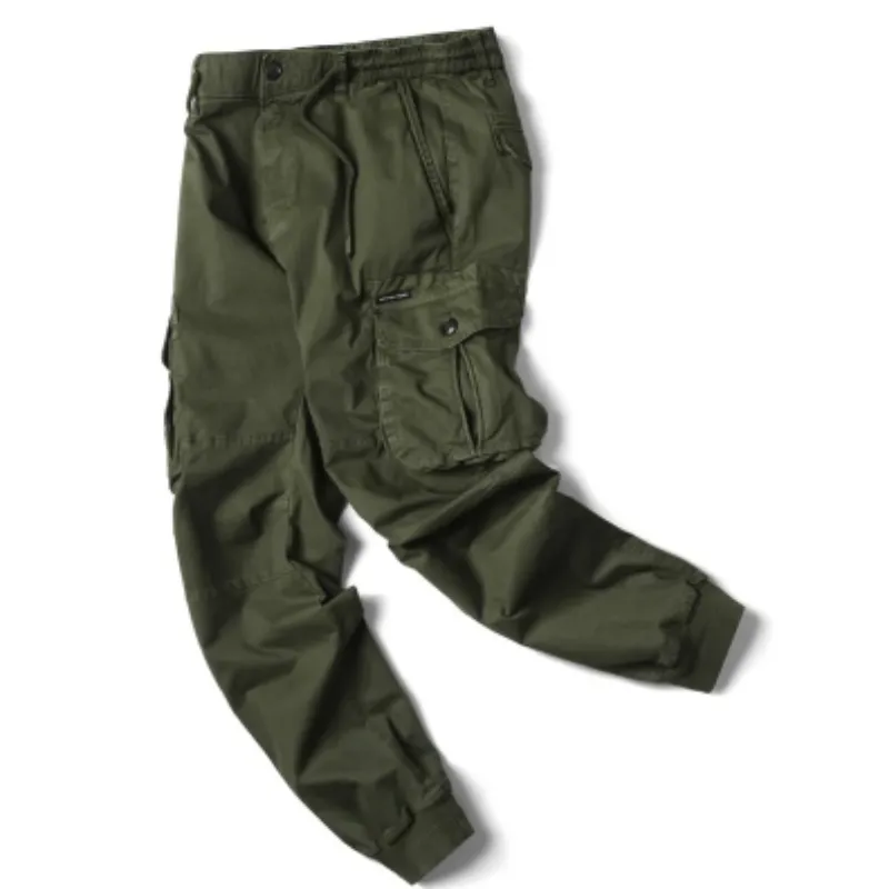 Rugzakj - Cargo Broek Heren – Comfortabele Outdoor Broek met Zakken, Elastische Taille