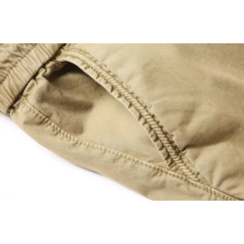 Rugzakj - Cargo Broek Heren – Comfortabele Outdoor Broek met Zakken, Elastische Taille