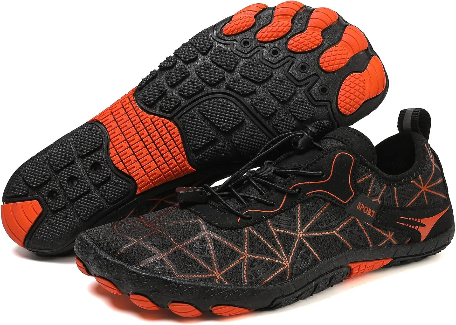 Ruiatoo Athletic Hiking Water Shoes for Women Quick-Dry Non Slip Barefoot Aqua Shoes for Beach, Pool, Surf, Hiking