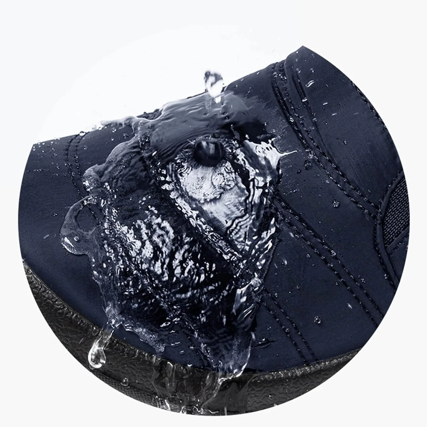 SBGMoSJ Black Winter Boots for Women Waterproof Waterproof Womens Winter Boots Size 12 Woman Winter Boots with Fur Warm Winter Boots for Women Waterproof Botas De Invierno Para Mujer Negras Largas