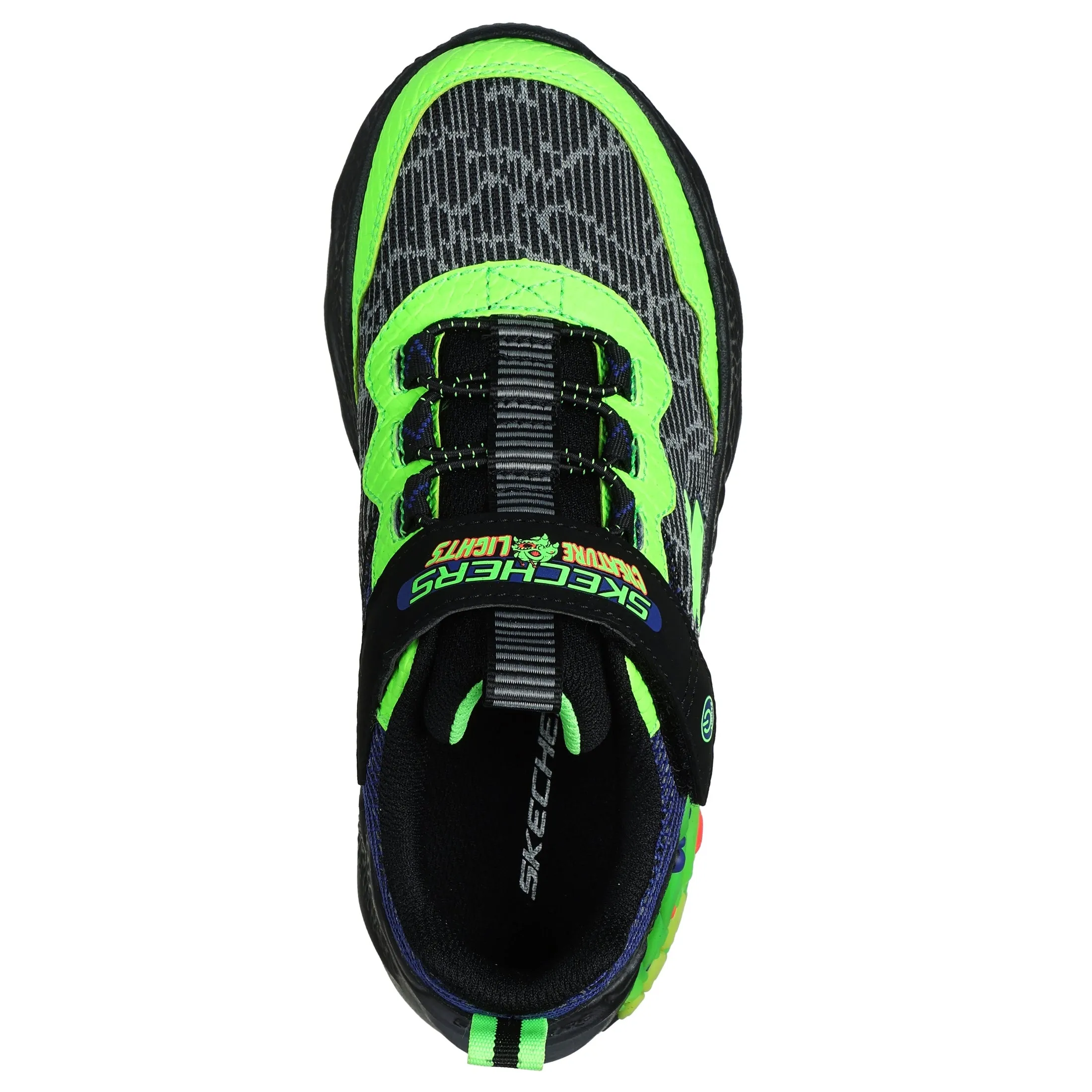 Skechers 400617L CREATURE-LIGHTS Black / Green