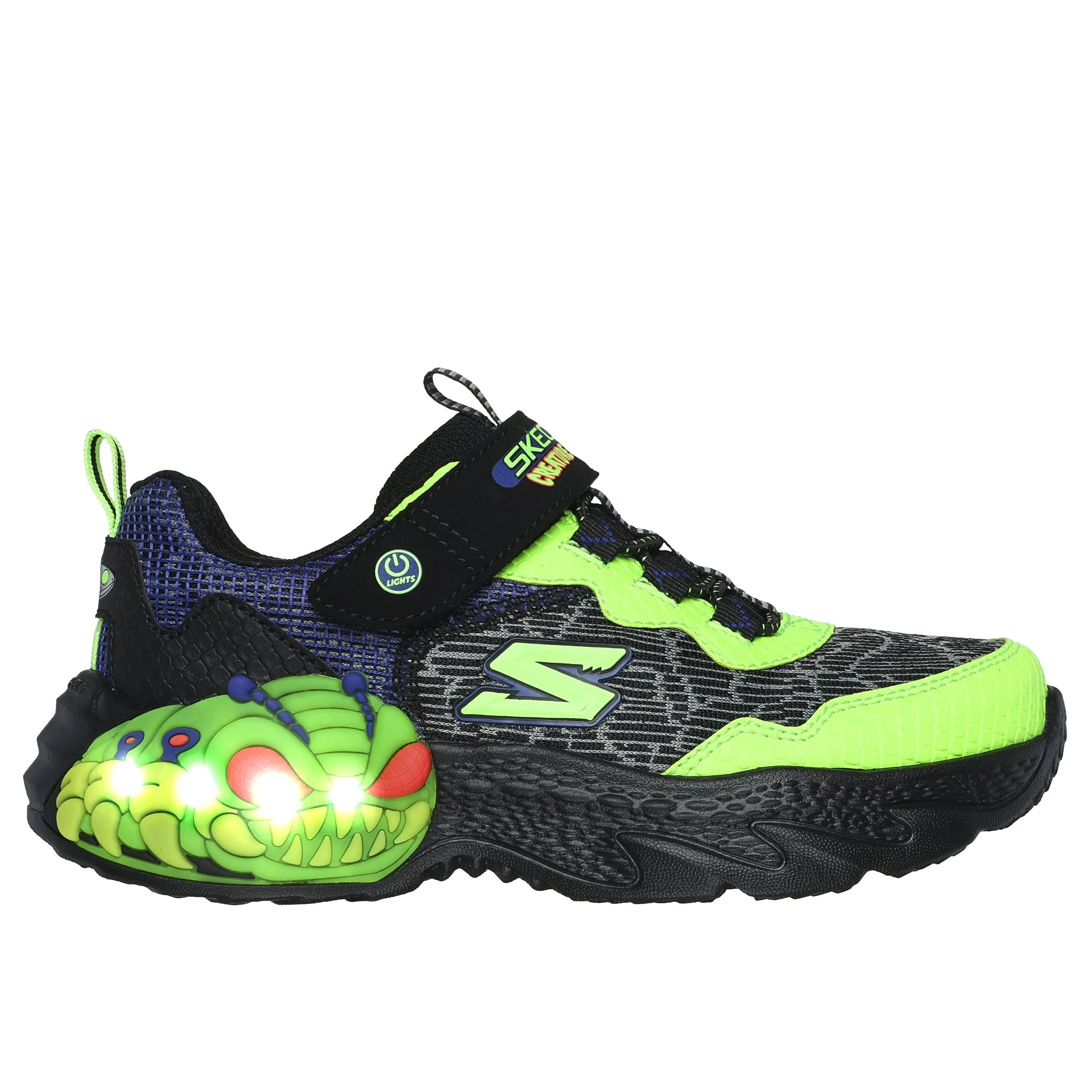 Skechers 400617L CREATURE-LIGHTS Black / Green