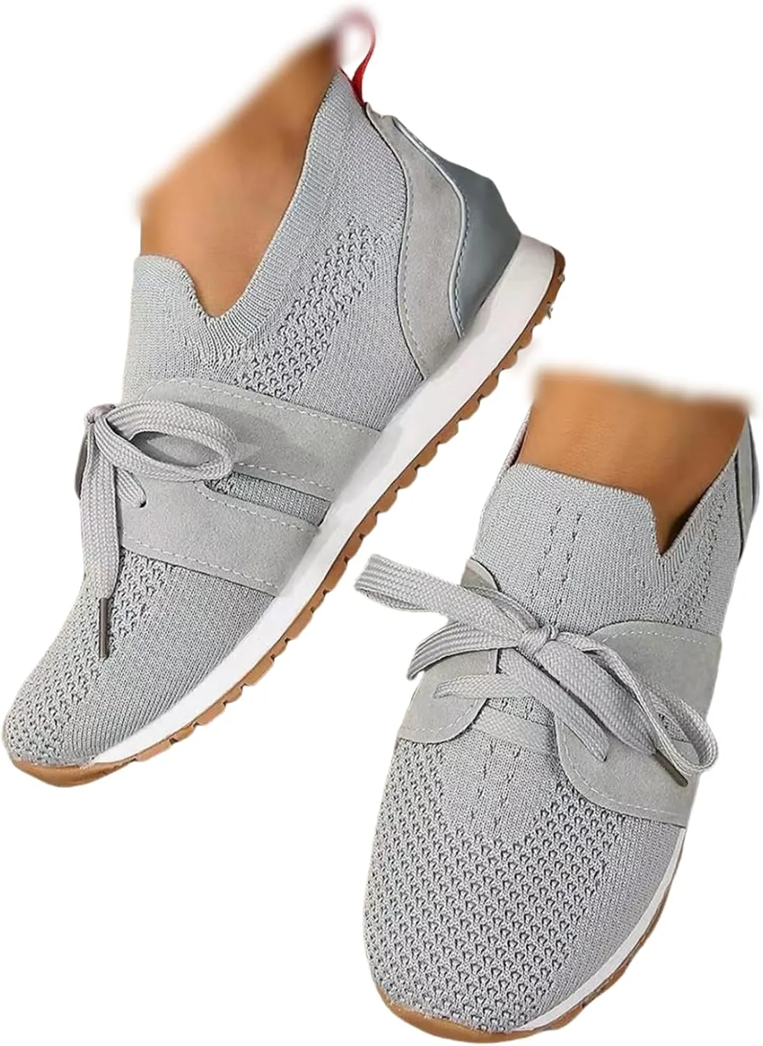 Slip On Sneakers Women Arch Support Walking Shoes Lightweight Running Jogging Classic Casual Athletic Tennis Shoes