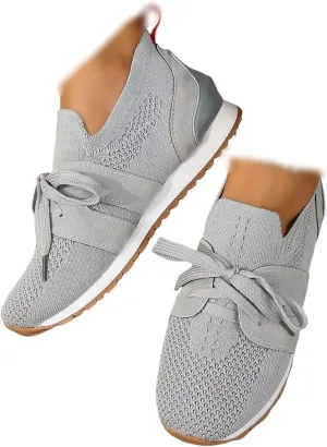 Slip On Sneakers Women Arch Support Walking Shoes Lightweight Running Jogging Classic Casual Athletic Tennis Shoes