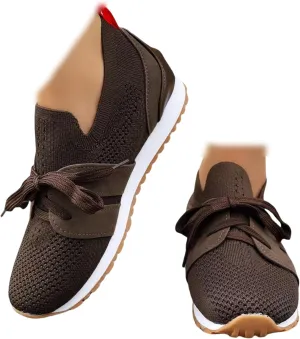 Slip On Sneakers Women Arch Support Walking Shoes Lightweight Running Jogging Classic Casual Athletic Tennis Shoes