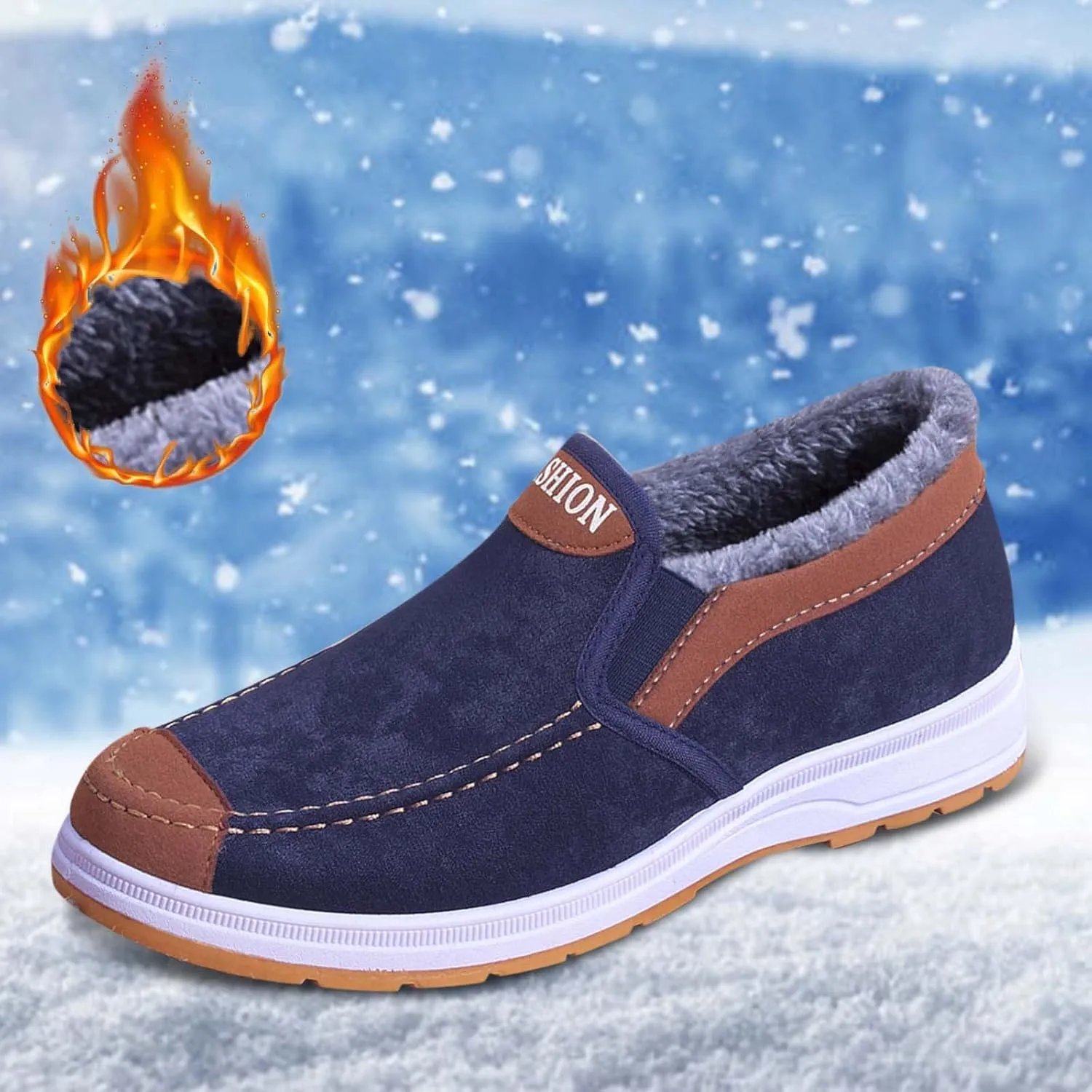 Slip on Waterproof Snow Boot Women Womens Boots Winter 2023 Womens Slip on Winter Boots Size 11 Snowshoeing Boots Women Botas De Nieves Calidad Para Mujer Impermeables