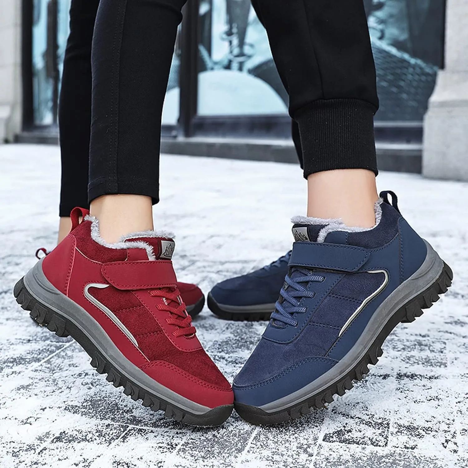 Slip on Winter Boots for Women Tall Snow Boots Women Size 9 Wide Calf Winter Booties for Women 2023 Womens Winter Fur Boots 8.5 Waterproof Womens Boots Lightweight