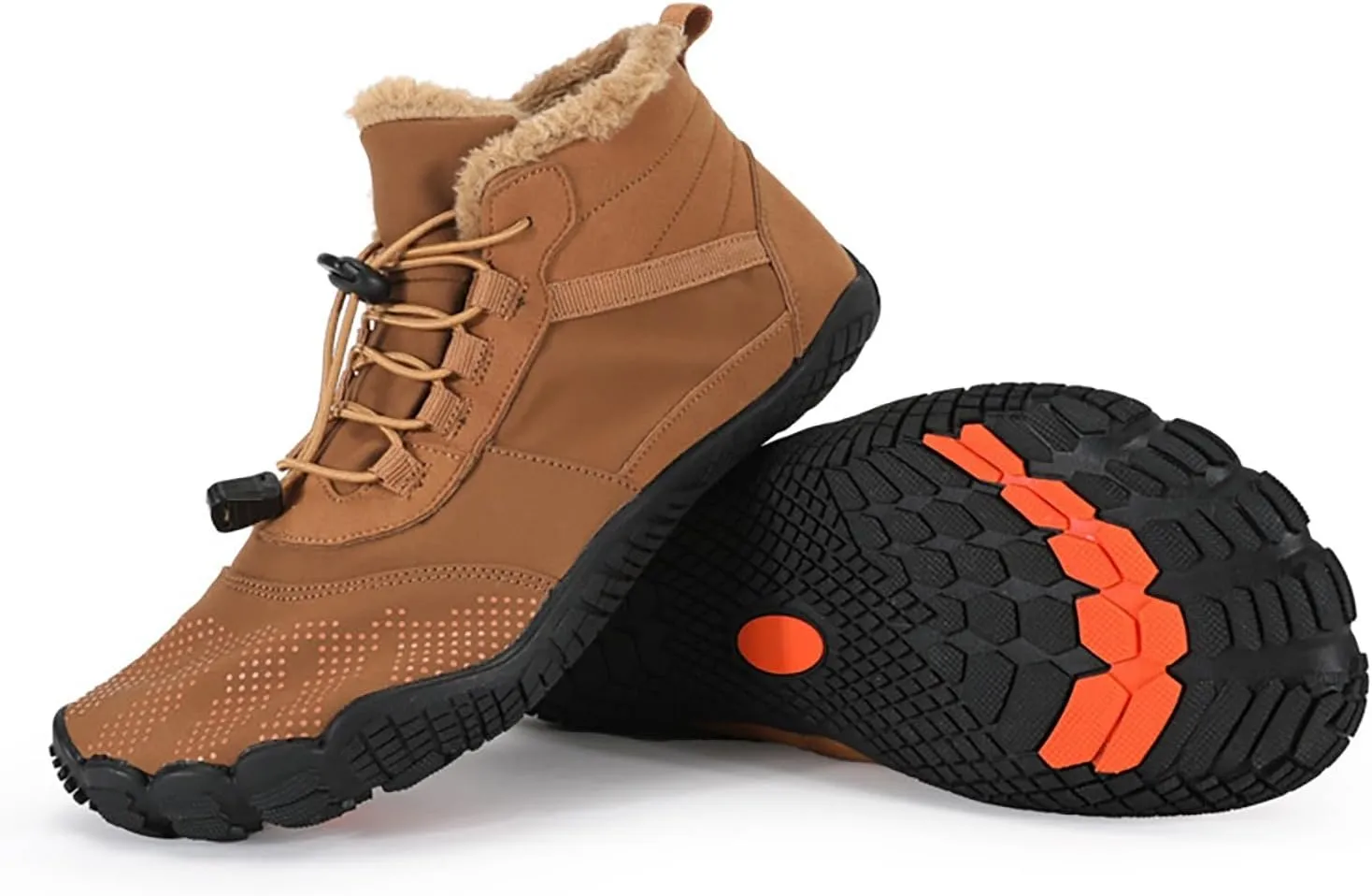 Snow Boots for Teen Girls Waterproof Fuzzy Boots Warm Sneaker Boots Comfortable Warm Outdoor Boots Teens Winter Boots